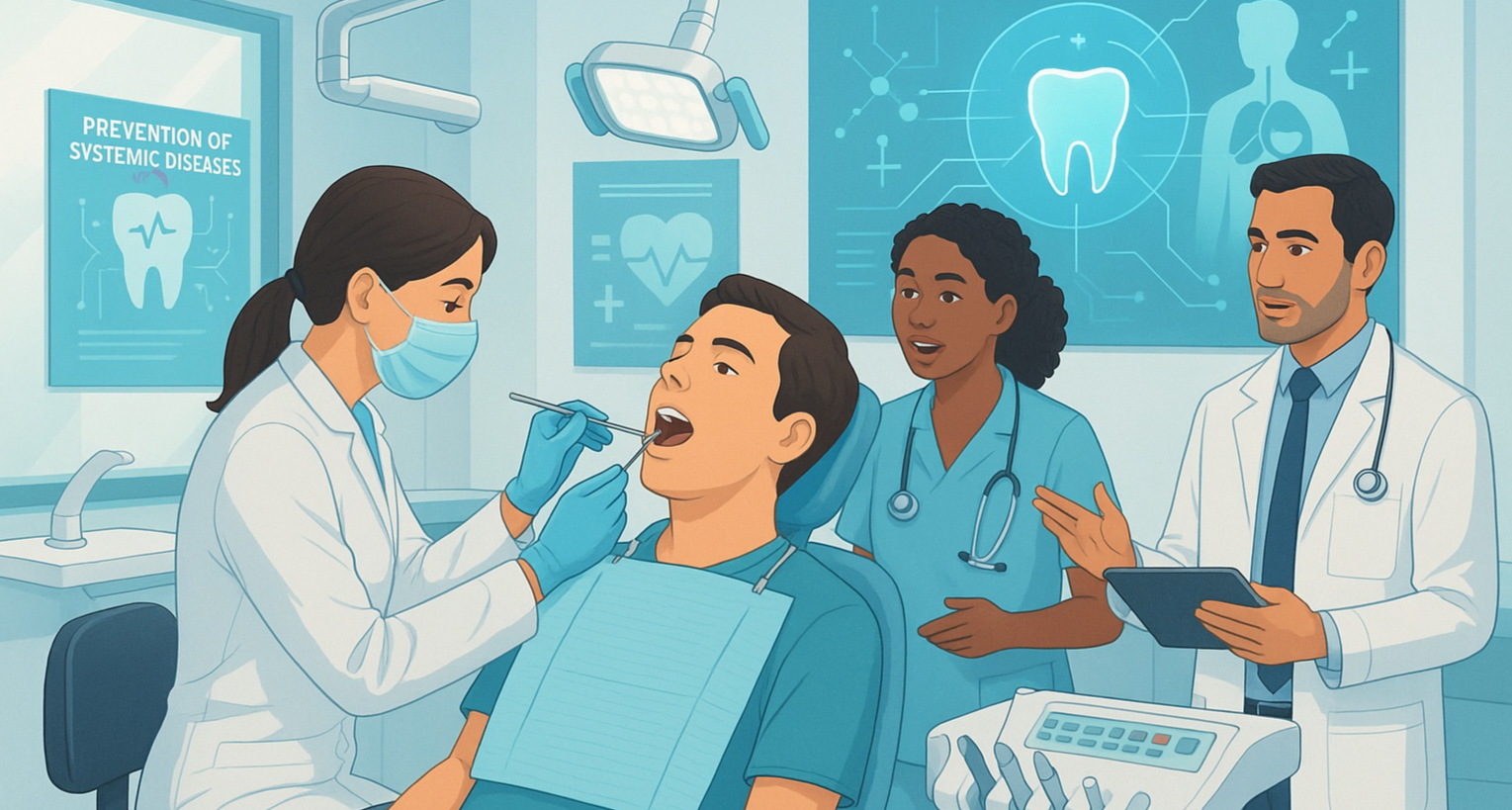 A boca como espelho do corpo: A importância dos cuidados odontológicos na prevenção de doenças sistêmicas